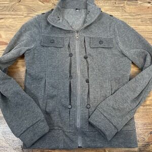 Delie Dark Grey Long Sleeve Full‎ Zip Jacket Size Youth Medium